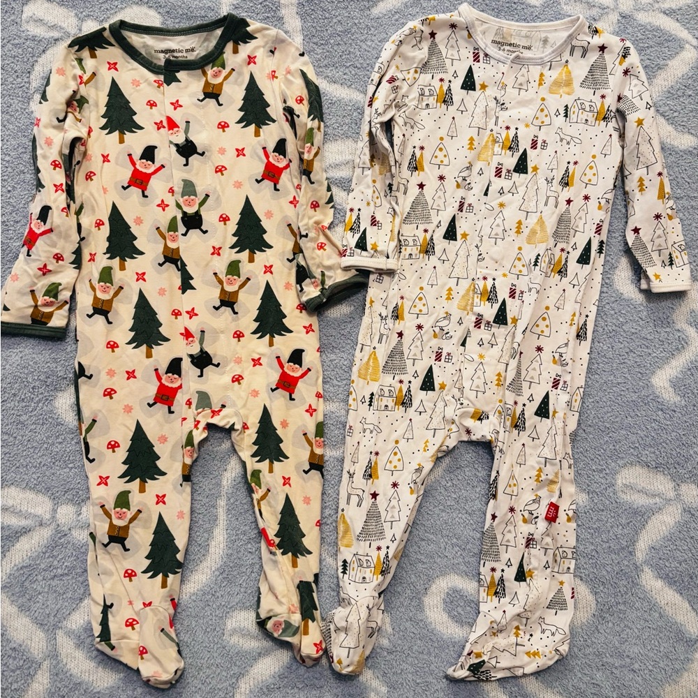 3-6 months Magnetic Me modal pajamas